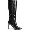 DREAM PAIRS Knee High Boots for Women, Sexy Pointed Toe Stiletto High Heel Boots, Fashion & Classic Dress Shoes(Black-stone)