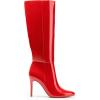 DREAM PAIRS Knee High Boots for Women, Sexy Pointed Toe Stiletto High Heel Boots, Fashion & Classic Dress Shoes(Red-pat)