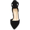 DREAM PAIRS ANNEE Pointed Toe Low Chunky Heels Pump Shoes