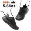 DREAM PAIRS Girls Boys Shoes Kids Tennis Sparkle Glitter Lace up Athletic Running Sneakers(All Black)
