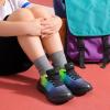 DREAM PAIRS Girls Boys Shoes Kids Tennis Sparkle Glitter Lace up Athletic Running Sneakers(Black/Navy/Neon Green)