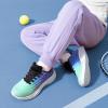 DREAM PAIRS Girls Boys Shoes Kids Tennis Sparkle Glitter Lace up Athletic Running Sneakers(Light Green/Blue)