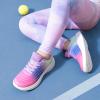 DREAM PAIRS Girls Boys Shoes Kids Tennis Sparkle Glitter Lace up Athletic Running Sneakers(Pink/Blue/Light Green)