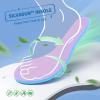 DREAM PAIRS Girls Slip-On Sneakers Kids Sparkle Pop Lightweight Jelly Sole Walking Shoes(Rainbow/Blue)