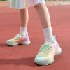DREAM PAIRS Girls Slip-On Sneakers Kids Sparkle Pop Lightweight Jelly Sole Walking Shoes(Rainbow/Yellow)