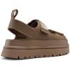 DREAM PAIRS Platform Wedges Sandals for Women Chunky Open Toe Dress Walking Comfortable Flat Sandals for Summer(Brown)