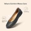 DREAM PAIRS Women’s Comfortable Ballet Dressy Work Flats, Round Toe Slip on Office Shoes(Dark Grey-pu)