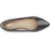 DREAM PAIRS Women’s Dress Pointed Toe Flats Ballet Comfort Soft Slip On Casual Flat Shoes for Work Office Business(Black/Pu)