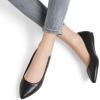 DREAM PAIRS Women’s Dress Pointed Toe Flats Ballet Comfort Soft Slip On Casual Flat Shoes for Work Office Business(Black/Pu)