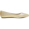 DREAM PAIRS Women’s Dress Pointed Toe Flats Ballet Comfort Soft Slip On Casual Flat Shoes for Work Office Business(Gold/Glitter)