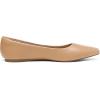 DREAM PAIRS Women’s Dress Pointed Toe Flats Ballet Comfort Soft Slip On Casual Flat Shoes for Work Office Business(Nude Pu)