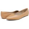 DREAM PAIRS Women’s Dress Pointed Toe Flats Ballet Comfort Soft Slip On Casual Flat Shoes for Work Office Business(Nude Pu)