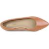DREAM PAIRS Women’s Dress Pointed Toe Flats Ballet Comfort Soft Slip On Casual Flat Shoes for Work Office Business(Tan/Pu)