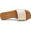DREAM PAIRS Women’s Flat Sandals Slip On Slides Sandals Square Open Toe Jacquard Braided Fashion Slides Casual Beach Slippers for Summer(Nude)
