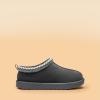 DREAM PAIRS Women’s Fuzzy Cozy Slippers Genuine Suede Indoor Outdoor Fluffy Home Comfy Winter Slip On Cute Warm Memory Foam Furry Shoes FuzzyEasy(Grey)