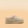 DREAM PAIRS Women’s Fuzzy Cozy Slippers Genuine Suede Indoor Outdoor Fluffy Home Comfy Winter Slip On Cute Warm Memory Foam Furry Shoes FuzzyEasy(Nude)