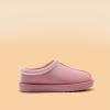 DREAM PAIRS Women’s Fuzzy Cozy Slippers Genuine Suede Indoor Outdoor Fluffy Home Comfy Winter Slip On Cute Warm Memory Foam Furry Shoes FuzzyEasy(Pink)