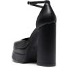 DREAM PAIRS Women’s High Chunky Platform Closed Toe Block Heels Square Toe Ankle Strap Dress Wedding Party Pumps Shoes Aurelia(Black)