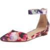 DREAM PAIRS Women’s Low Wedge Ankle Strap Dress Flats Shoes(Floral)