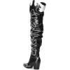 DREAM PAIRS Western Cowboy Boots Over The Knee Western Cowgirl Boots Women Thigh High Boots