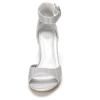 DREAM PAIRS Women’s Chunkle Pump(Silver/Glitter)