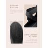 DREAM PAIRS Women’s Comfortable Fashion Elastic Ankle Straps Flats Shoes(Black-knit)