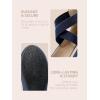 DREAM PAIRS Women’s Comfortable Fashion Elastic Ankle Straps Flats Shoes(Navy-1)