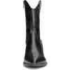 DREAM PAIRS Women’s Cowboy Boots, Pointed Toe Chunky Heel, Zipper Pull-On Stitched Western Ankle Boots(Black)