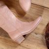 DREAM PAIRS Women’s Cowboy Boots Pull On Cowgirl Boots Mid Calf Western Boots, Available in Regular and Wide Calf(Pink)