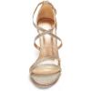 DREAM PAIRS Women’s Fashion Stilettos Open Toe Pump Heel Sandals(Gold/Glitter)