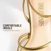 DREAM PAIRS Women’s Heels Chunky Block Strappy Square Open Toe Ankle Buckle Heeled Sandals Wedding Party Dress Shoes Indie(Gold-pu)