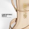DREAM PAIRS Women’s Heels Chunky Block Strappy Square Open Toe Ankle Buckle Heeled Sandals Wedding Party Dress Shoes Indie(Nude)