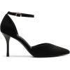 DREAM PAIRS Women’s High Heels Strappy Closed Toe Stiletto Ankle Strap Pointed Toe D’Orsay Heel Dress Wedding Party Pumps Shoes(Black)