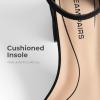 DREAM PAIRS Womens Low-Chunk Low Heel Pump Sandal(Black/Nubuck)