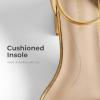 DREAM PAIRS Womens Low-Chunk Low Heel Pump Sandal(Gold-metallic)