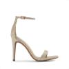 DREAM PAIRS Women’s Open Toe High Heels Stiletto Heeled Sandals Sexy Dressy Shoes(Gold/Glitter)