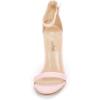 DREAM PAIRS Women’s Open Toe High Heels Stiletto Heeled Sandals Sexy Dressy Shoes(Pink)