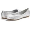 DREAM PAIRS Women’s Sole-Simple Ballerina Walking Flats Shoes(Silver/Glitter)