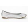 DREAM PAIRS Women’s Sole-Simple Ballerina Walking Flats Shoes(Silver/Glitter)