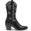 DREAM PAIRS Women’s Western Cowboy boots Mid Calf Cowgirl boot Pull-on