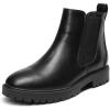 DREAM PAIRS Women’s Low Heel Chelsea Ankle Boots Fashion Slip On Elastic Fall Booties Shoes