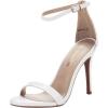 DREAM PAIRS Women’s Open Toe High Heels Stiletto Heeled Sandals Sexy Dressy Shoes(All White)
