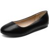 DREAM PAIRS Women’s Sole-Simple Ballerina Walking Flats Shoes(Black)