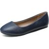 DREAM PAIRS Women’s Sole-Simple Ballerina Walking Flats Shoes(Navy)