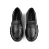 DREAM PAIRS Girls Loafers Chunky Platform Penny Loafers School Uniform Slip On Dress Shoes(Black)