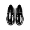 DREAM PAIRS Girls Loafers Chunky Platform Penny Loafers School Uniform Slip On Dress Shoes(Black-patent)