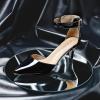 DREAM PAIRS Kitten Heel Low Heel for Women Closed Pointed Toe Pumps Wedding Party Sexy Dress Shoes Lowpointed(Black/Pat)