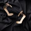 DREAM PAIRS Kitten Heel Low Heel for Women Closed Pointed Toe Pumps Wedding Party Sexy Dress Shoes Lowpointed(Black/Suede)