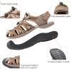 DREAM PAIRS Men’s 160912-M-NEW Adventurous Summer Outdoor Sandals(Khaki Yellow)
