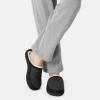 DREAM PAIRS Men’s Cozy Memory Foam Slippers with Fuzzy Wool-Like Lining, Slip-on Washable Indoor Outdoor House Shoes(Black)